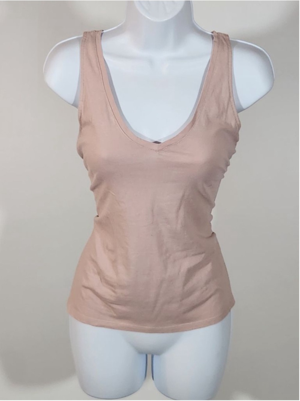 EXPRESS Women's XS Pink Lace-Up Back Tank Top | Dressy Casual Sleeveless Blouse